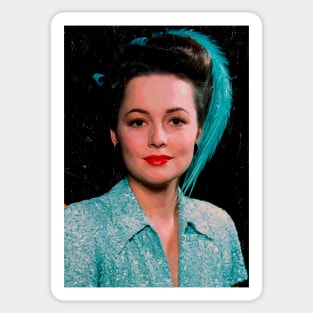 olivia de havilland Sticker